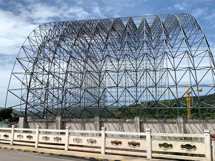 广水山寨矿储煤棚网架